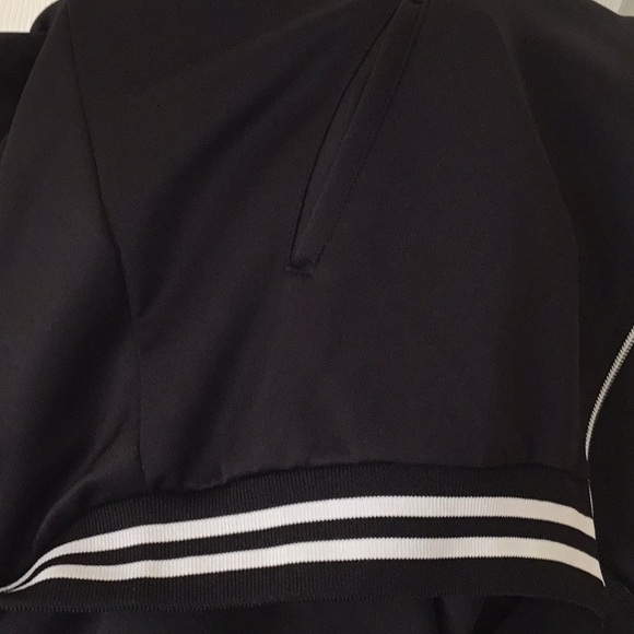 WET SEAL LADIES TRACK JACKET black & white XL jr. - Picture 6 of 6